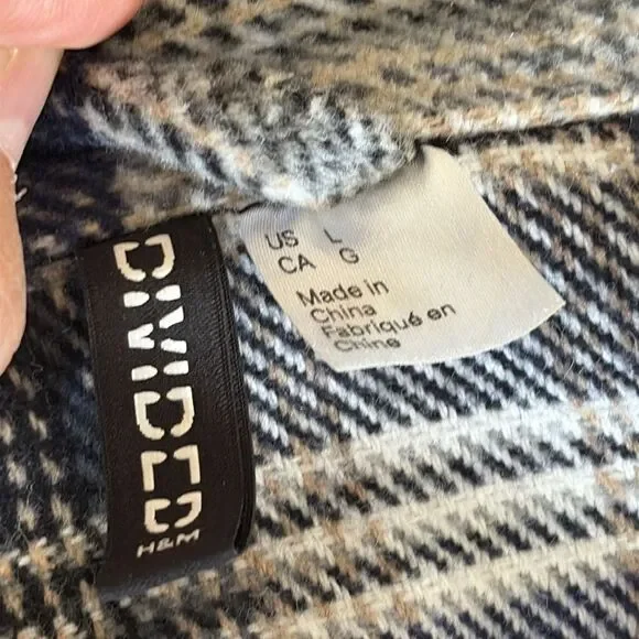 H&M Oversized Plaid Shacket - Picture 12 of 16